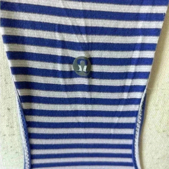 Lululemon what the sport singlet purple striped tank top - Picture 3 of 5